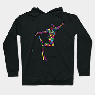 Skiing snowborder Hoodie